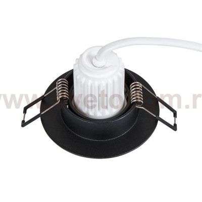 Точечный встраиваемый светильник Arte Lamp A2762PL-1BK MIRA MINI