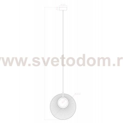 Светильник подвесной Arte lamp A2808SP-1BK LAYLA LAYLA