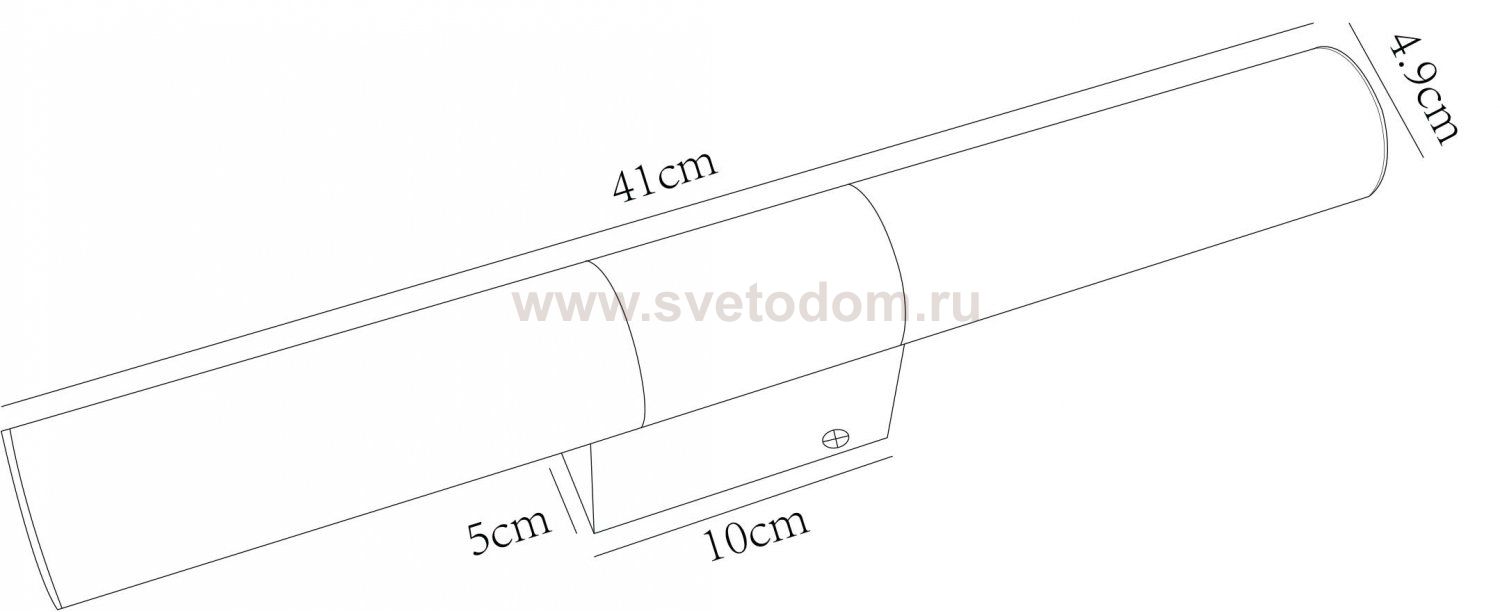 Светильник бра влагозащищенный IP44 Arte Lamp A2828AP-1AB CALLISTO