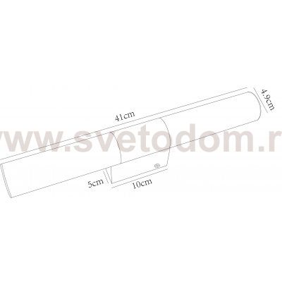Светильник бра влагозащищенный IP44 Arte Lamp A2828AP-1AB CALLISTO