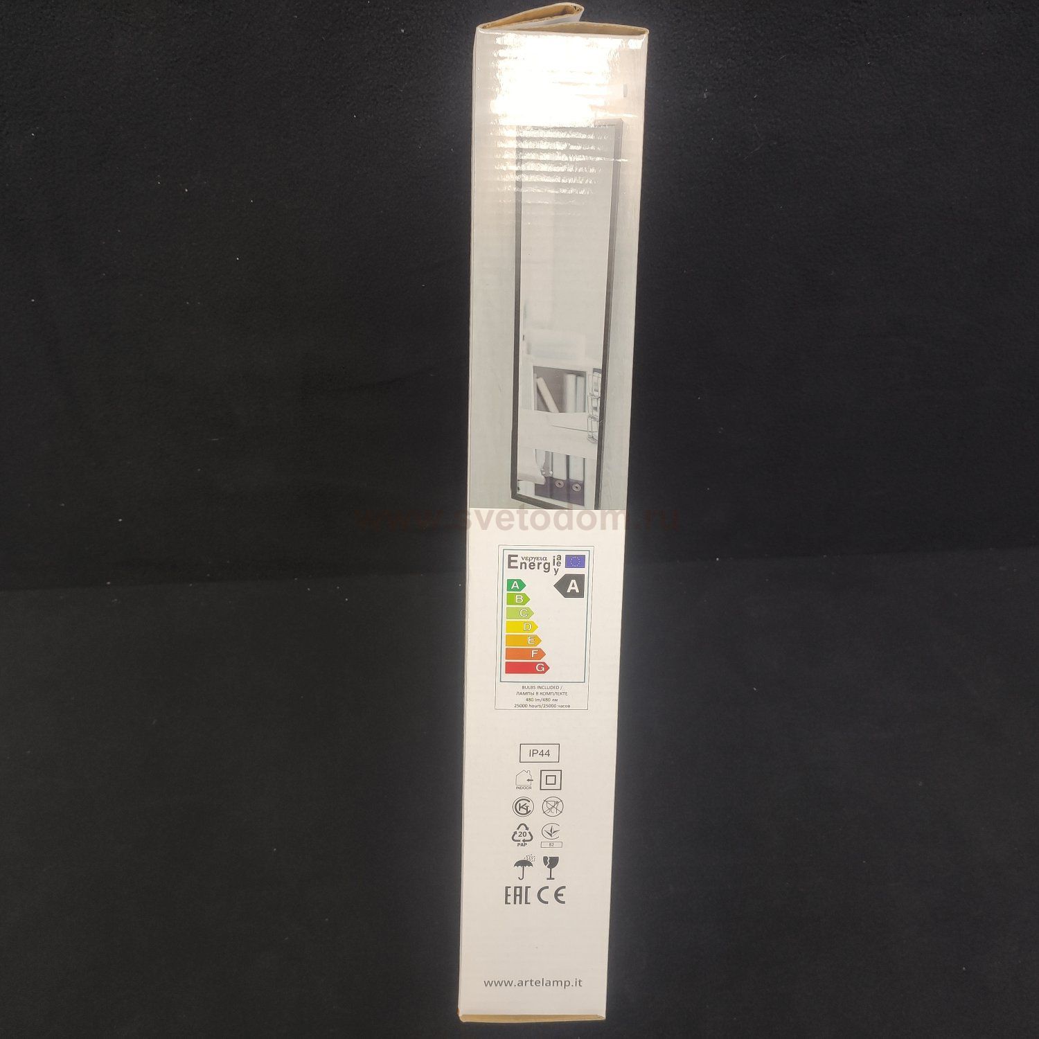 Светильник подсветка зеркала светодиодный 6Вт 3000К Arte lamp A2835AP-1WH ORIZZONE