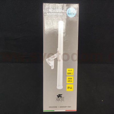 Светильник подсветка зеркала светодиодный 6Вт 3000К Arte lamp A2835AP-1WH ORIZZONE