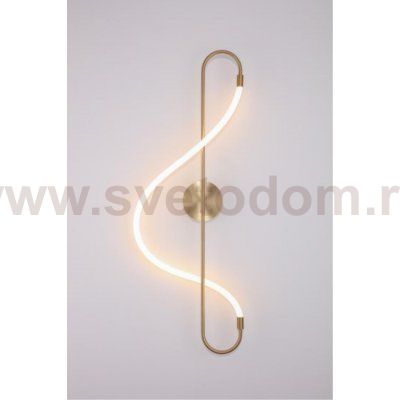 Светильник настенный бра с гибким неоном Arte Lamp A2850AP-13PB