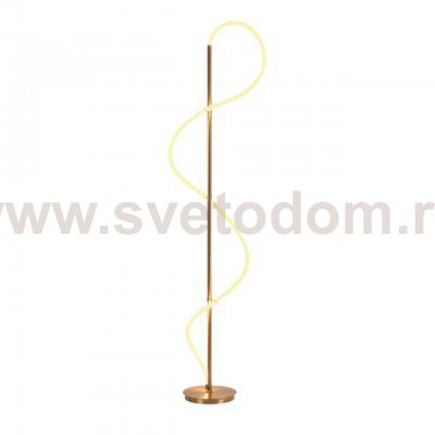 Торшер с изогнутым неоном Arte lamp A2850PN-35PB KLIMT