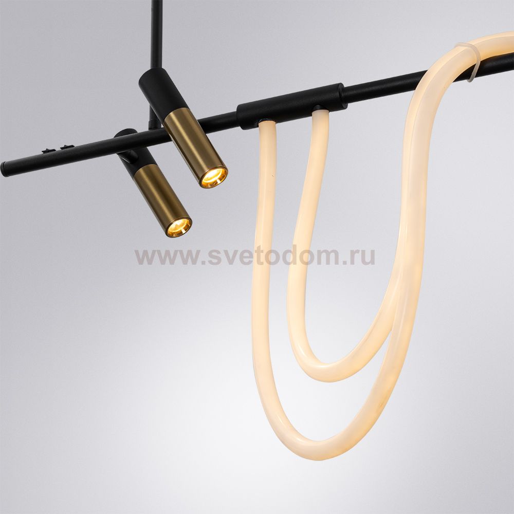 Люстра подвесная с гибким неоном Arte lamp A2850SP-45BK KLIMT