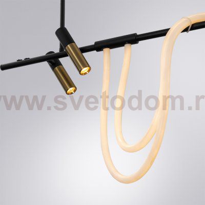 Люстра подвесная с гибким неоном Arte lamp A2850SP-45BK KLIMT