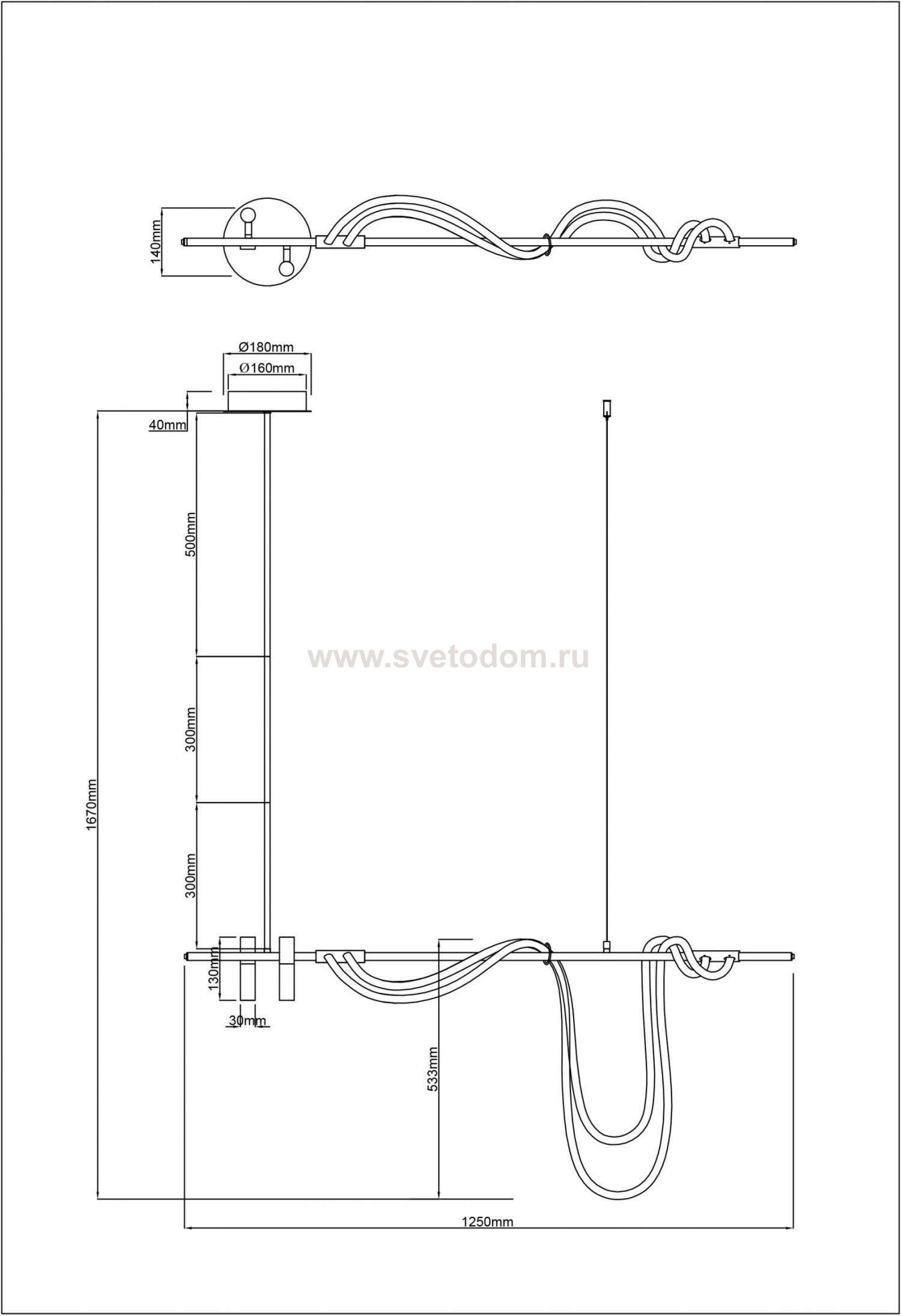 Светильник Arte lamp A2850SP-45PB 