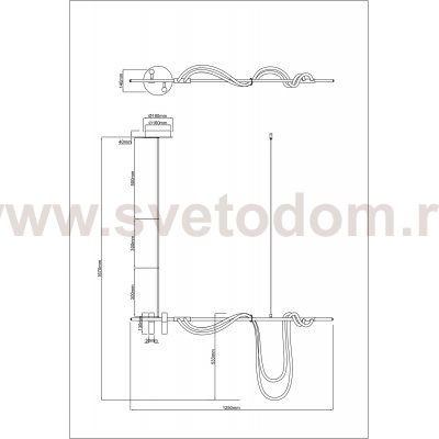 Светильник Arte lamp A2850SP-45PB 