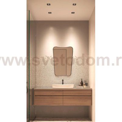 Точечный встраиваемый светильник Arte Lamp A2858PL-1BK HELM MINI