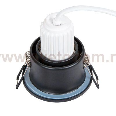 Точечный встраиваемый светильник Arte Lamp A2859PL-1BK HELM MINI