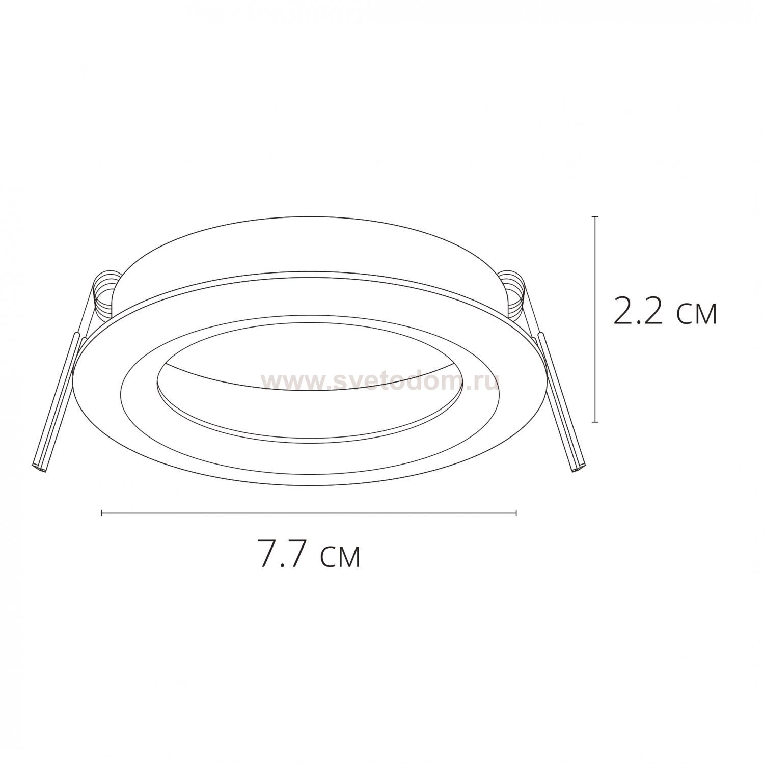 Точечный встраиваемый светильник Arte lamp A2861PL-1BK MIRA