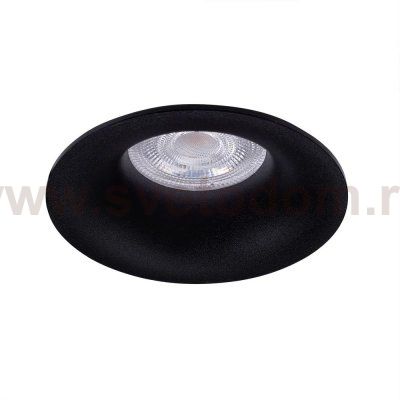 Светильник точечный встраиваемый со сменной лампой Arte Lamp A2863PL-1BK CORNO