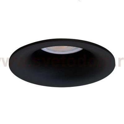 Светильник точечный встраиваемый со сменной лампой Arte Lamp A2863PL-1BK CORNO