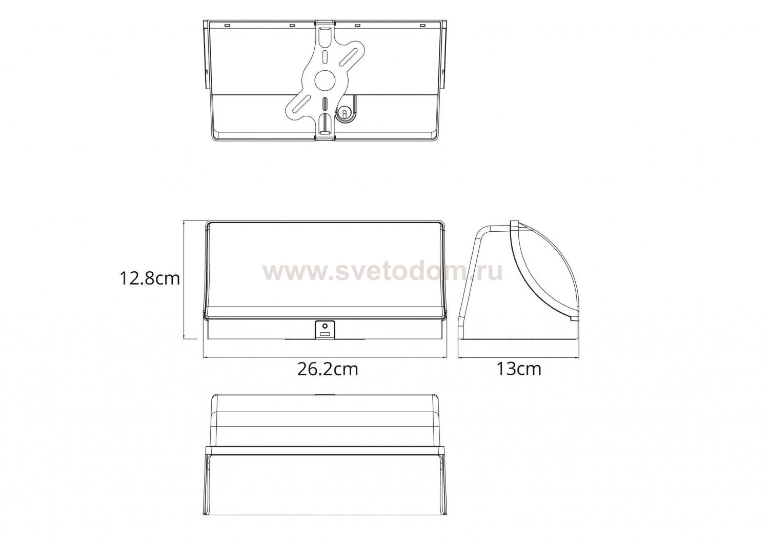 Уличный настенный светильник Arte Lamp A2920AL-1BK FERRO