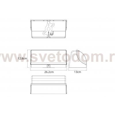 Уличный настенный светильник Arte Lamp A2920AL-1BK FERRO