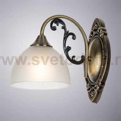 Светильник настенный бра Arte lamp A3037AP-1AB SPICA