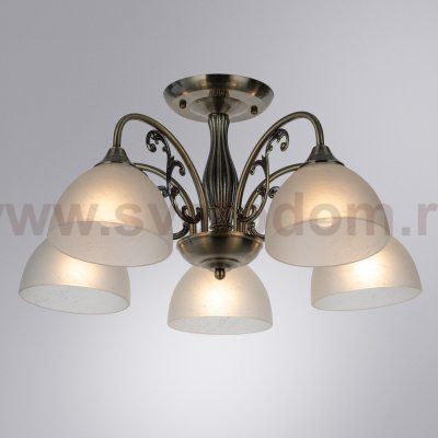 Потолочная люстра Arte lamp A3037PL-5AB SPICA