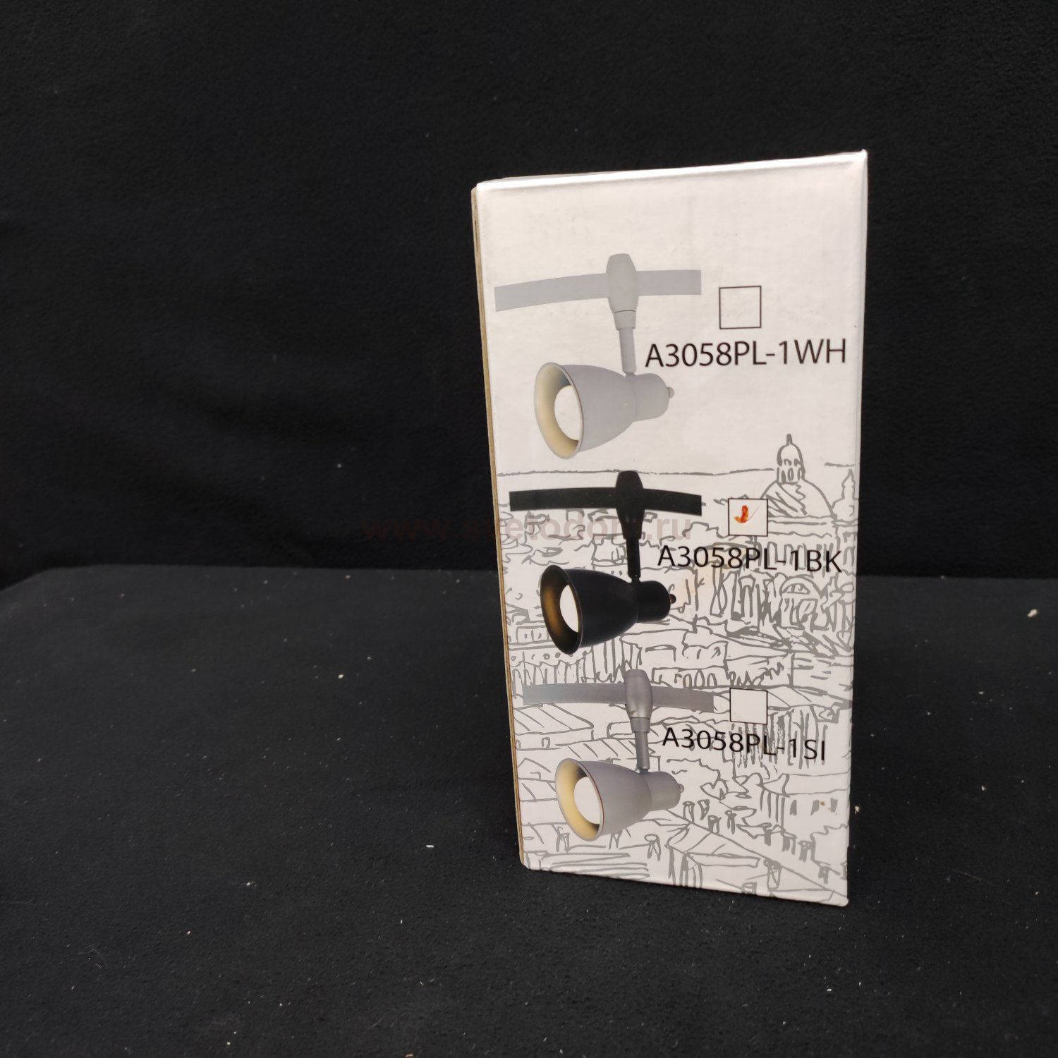 Светильник потолочный Arte lamp A3058PL-1BK RAIL HEADS