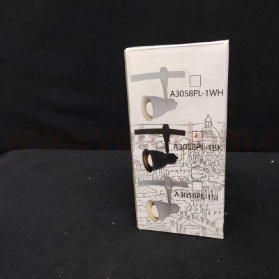 Светильник потолочный Arte lamp A3058PL-1BK RAIL HEADS