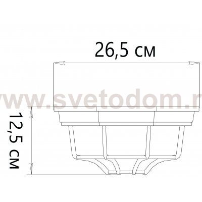 Светильник потолочный черный Arte Lamp A3100PL-1BK PEGASUS