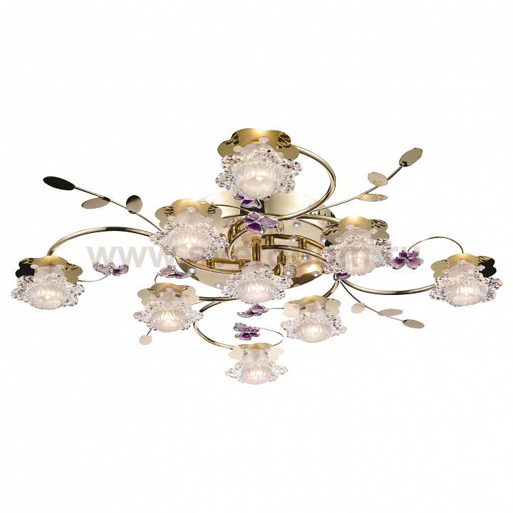 Потолочная люстра Arte lamp A3109PL-9GO Petali