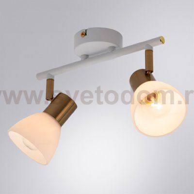 Светильник поворотный двойной Arte lamp A3117PL-2WH FALENA