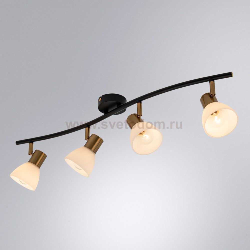 Светильник потолочный Arte lamp A3117PL-4BK FALENA