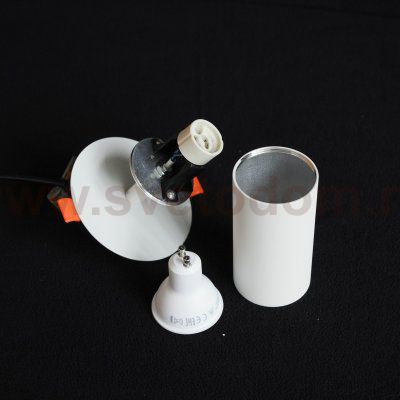 Светильник встраиваемый белый Arte Lamp A3214PL-1WH CEFEO