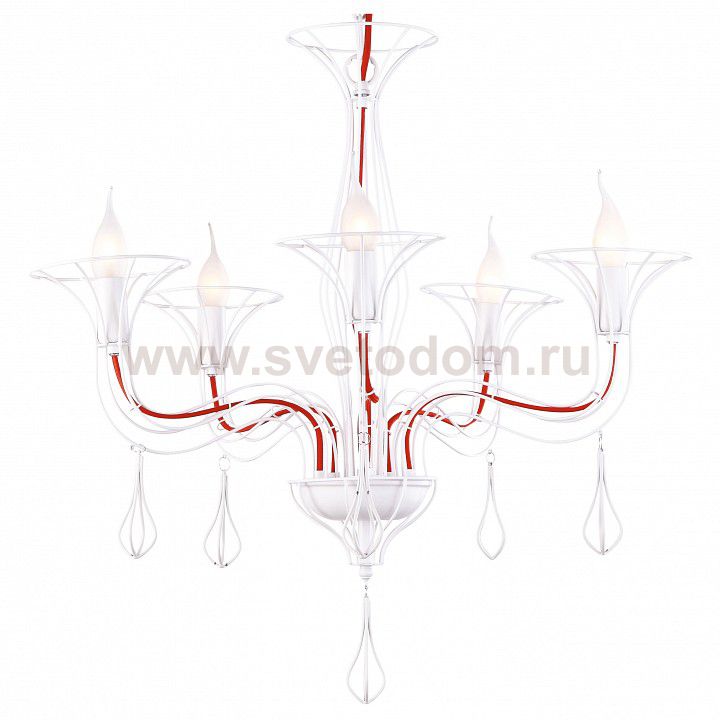 Подвесная люстра Arte lamp A3225LM-5WH Artefact