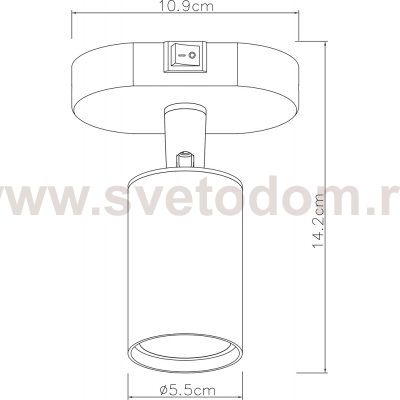 СВЕТИЛЬНИК НАСТЕННЫЙ Arte lamp A3226AP-1BK AQUARIUS