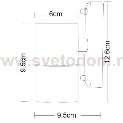 Светильник уличный Arte lamp A3302AL-1WH Sonaglio белый