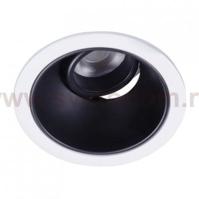 Светильник точечный встраиваемый светодиодный Arte Lamp A3312PL-1WH SCROLL