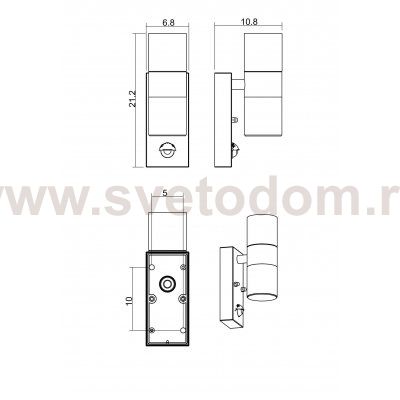 Уличный светильник Arte Lamp A3322AL-2BK MISTERO
