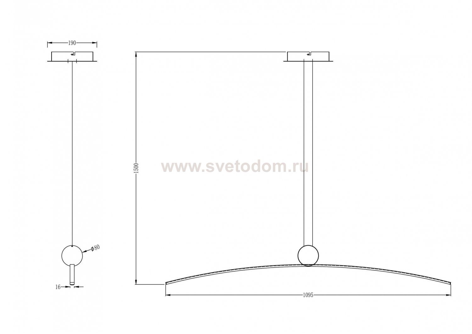 Светильник подвесной Arte Lamp A3362SP-25BK ARNO