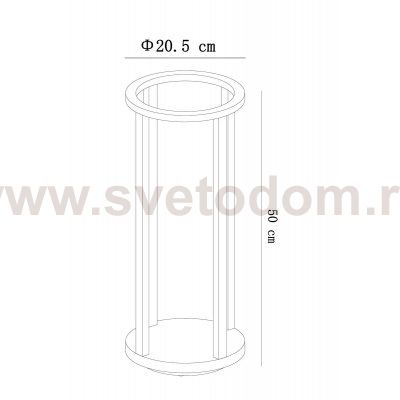 Уличный светильник Arte Lamp A3370PA-1BK HASSALEH