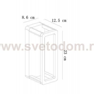 Уличный светильник Arte Lamp A3374AL-1BK HASSALEH