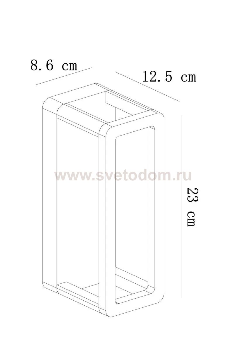 Уличный светильник Arte Lamp A3374AL-1BR HASSALEH