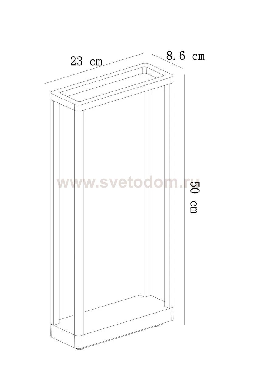 Уличный светильник Arte Lamp A3374PA-1BK HASSALEH