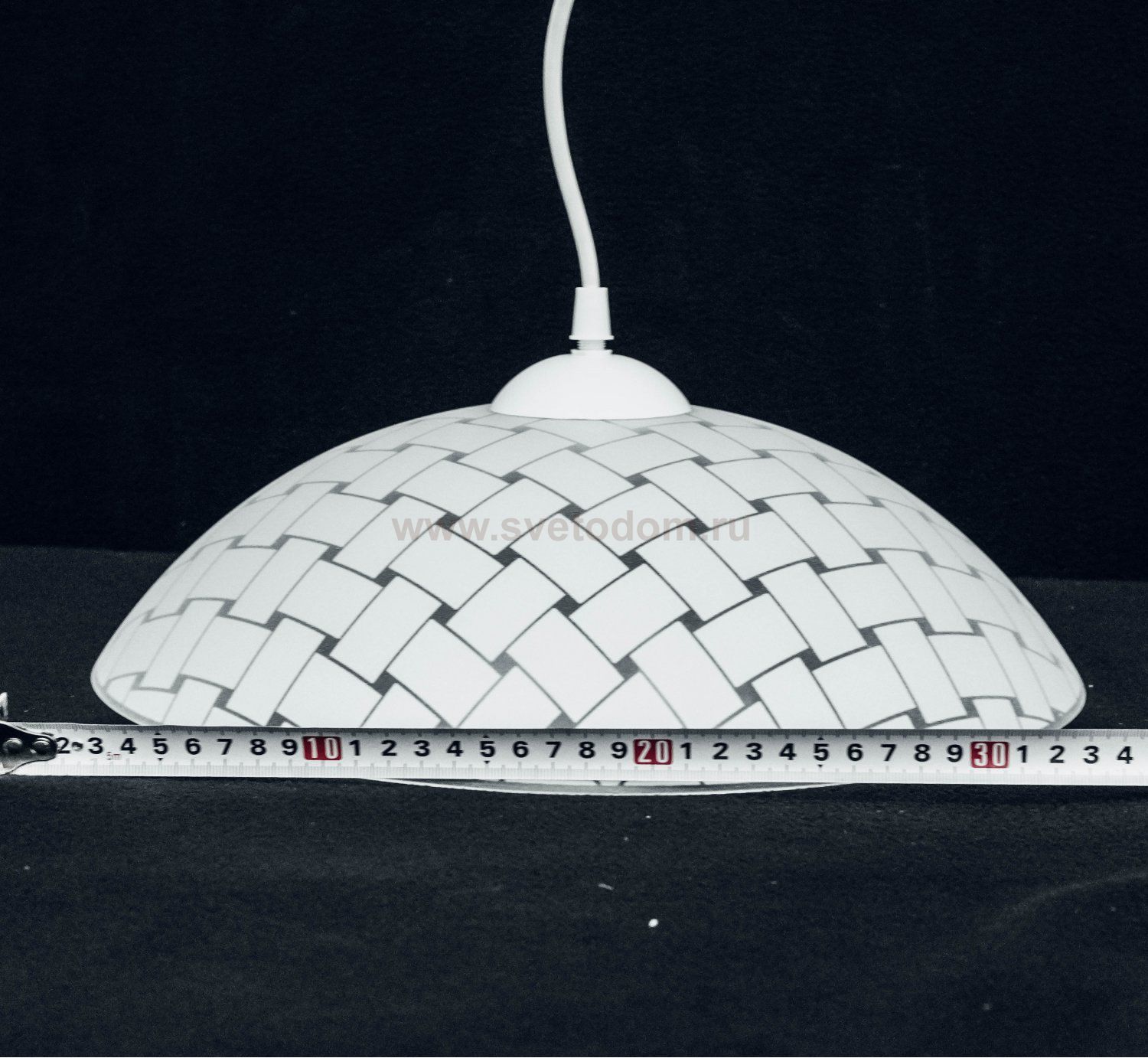 Плафон стекло с узором 360мм E27 Arte lamp A3421SP-1 Cucina