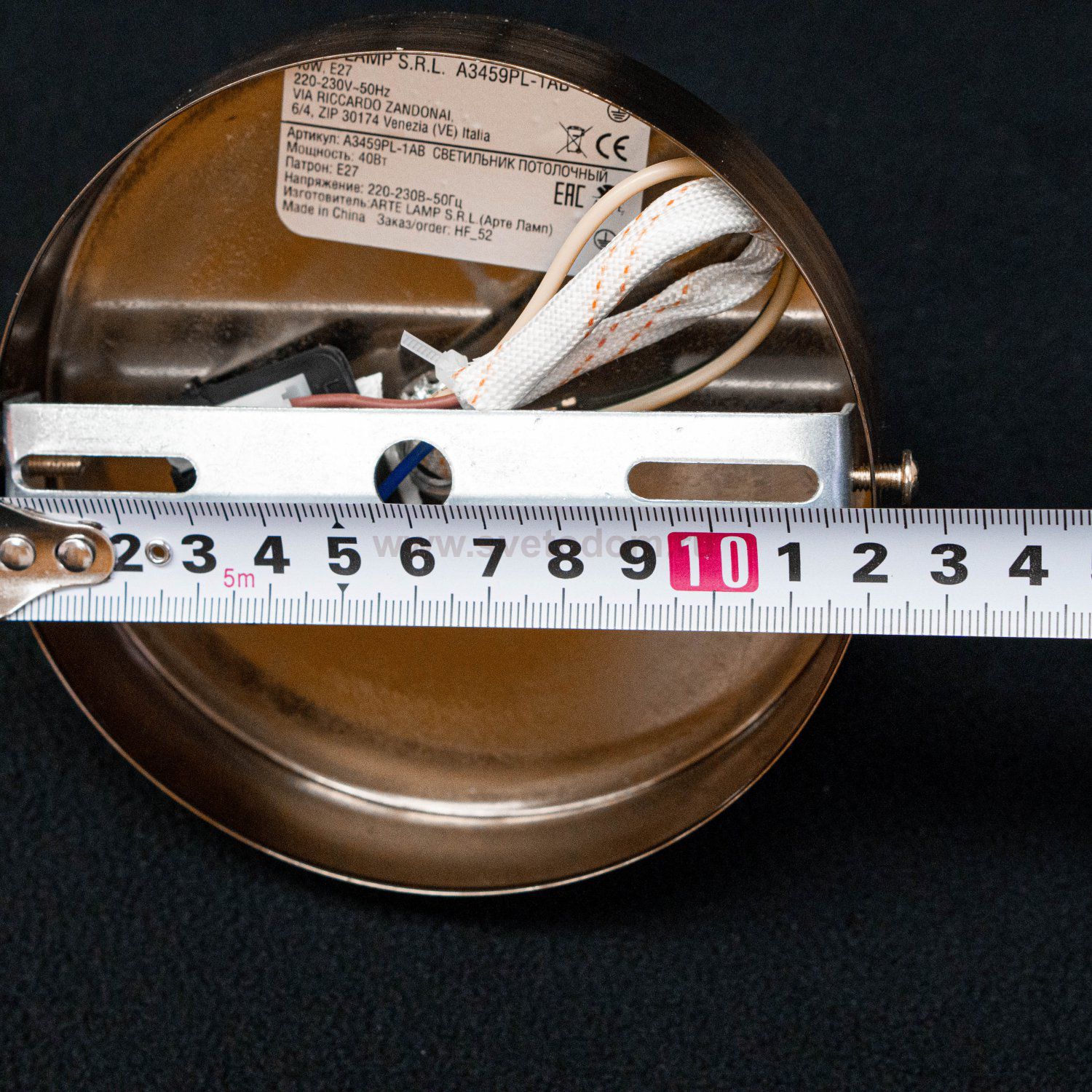 Светильник настенный бра Arte Lamp A3459AP-1AB SERENATA