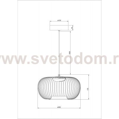 Светильник подвесной Arte Lamp A3527SP-12BK FLARE