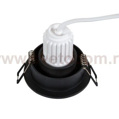 Точечный встраиваемый светильник Arte Lamp A3536PL-1BK ACT MINI