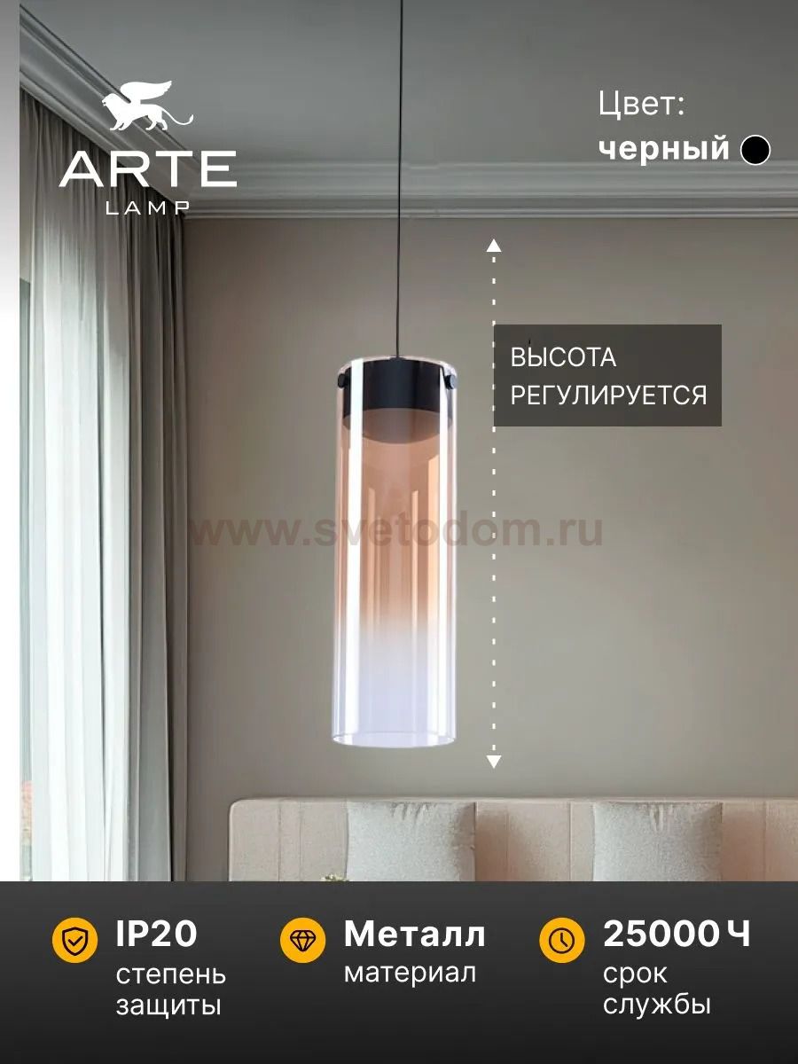 Светильник подвесной Arte Lamp A3606SP-8BK LANTERNA