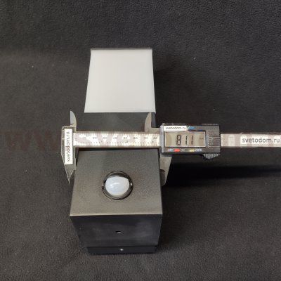 Уличный настенный светильник Arte lamp A3711AL-1BK PLATE