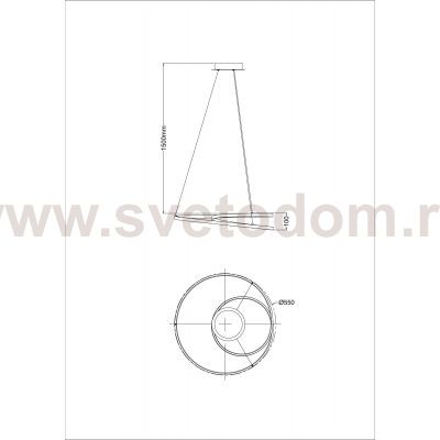 Светильник подвесной Arte Lamp A3893SP-30BK MILLO