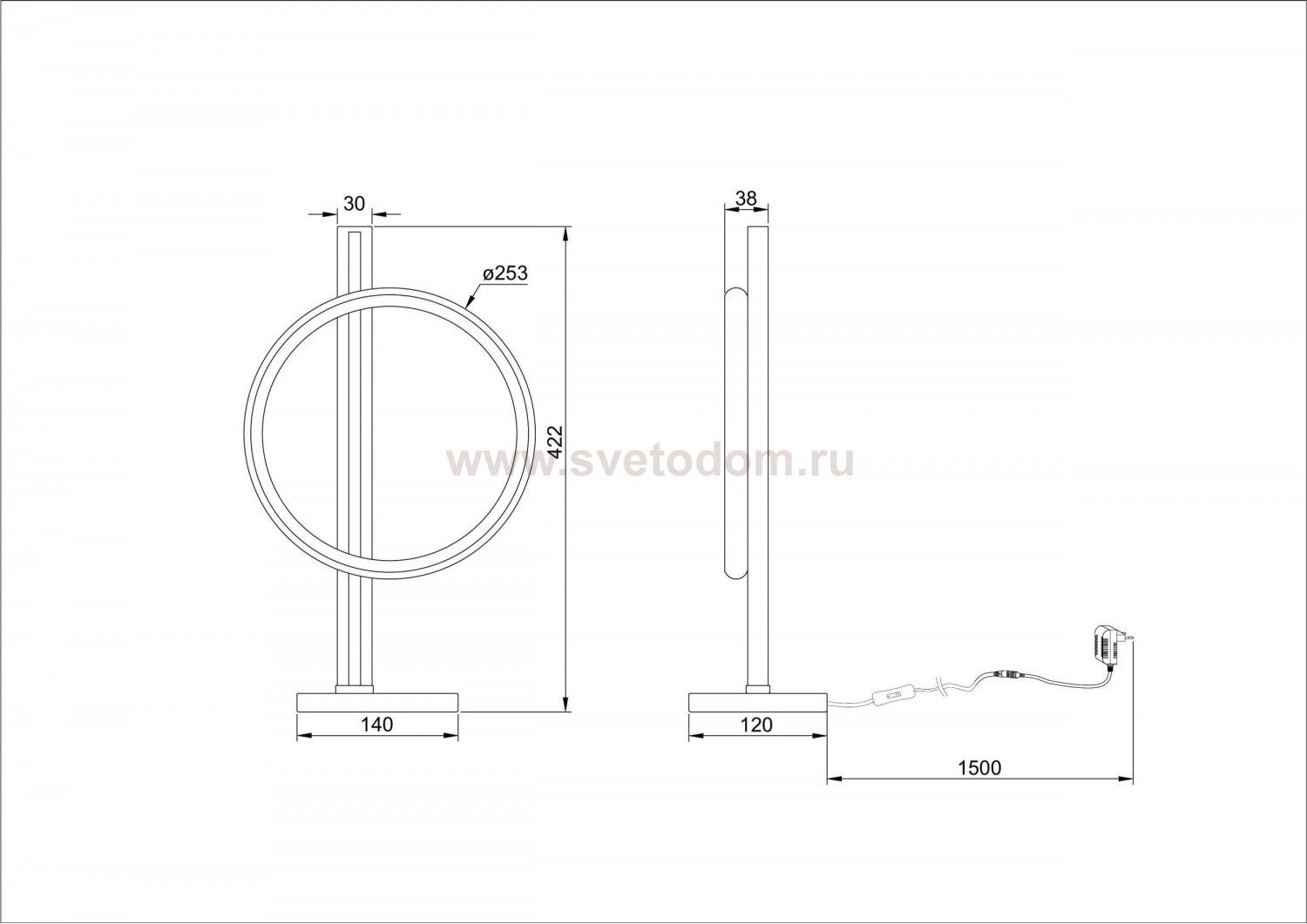 СВЕТИЛЬНИК НАСТОЛЬНЫЙ Arte Lamp A3913LT-10BK FLUIDO
