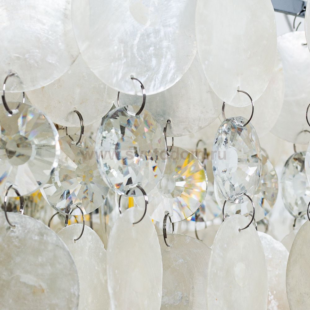 Люстра подвесная с ракушками Arte lamp A4041SP-8CC PIPIRIMA