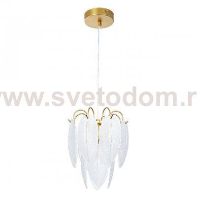 Люстра подвесная Arte Lamp A4052SP-1SG EVIE с перьями