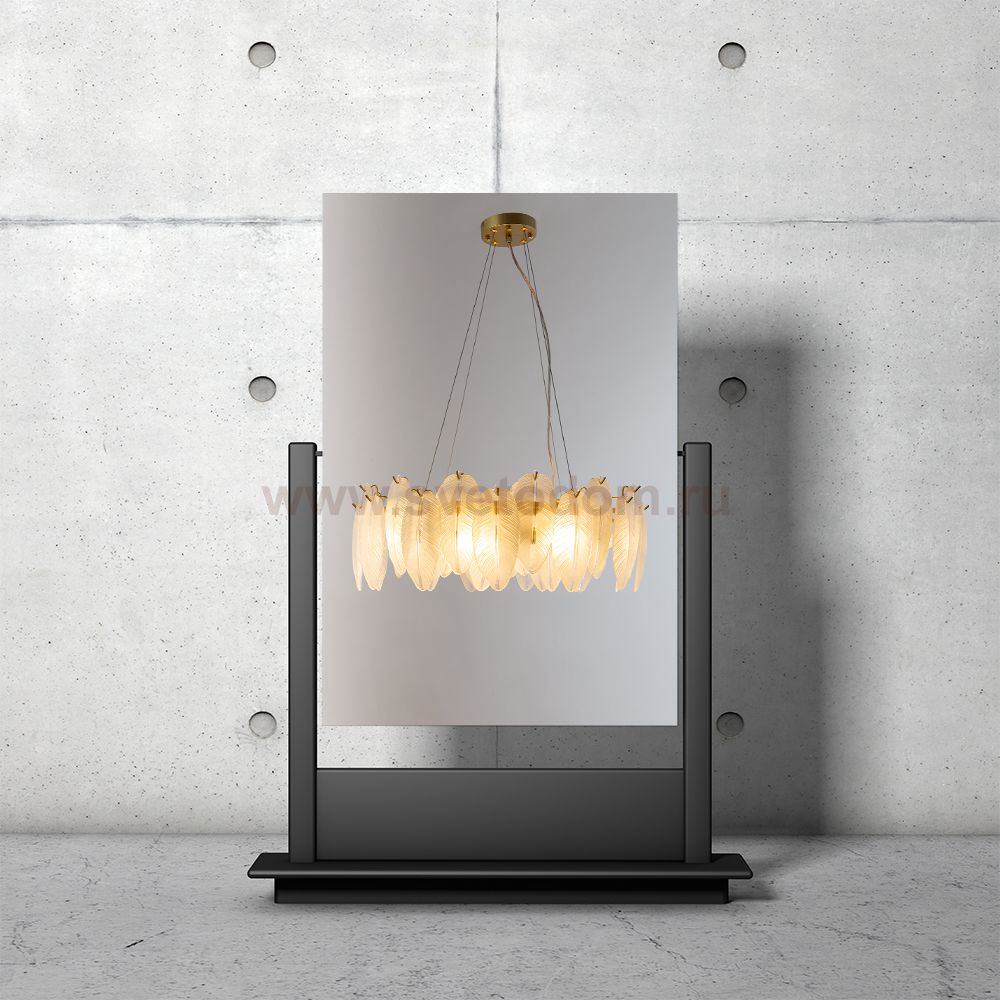 Люстра подвесная Arte lamp A4052SP-8SG EVIE перья