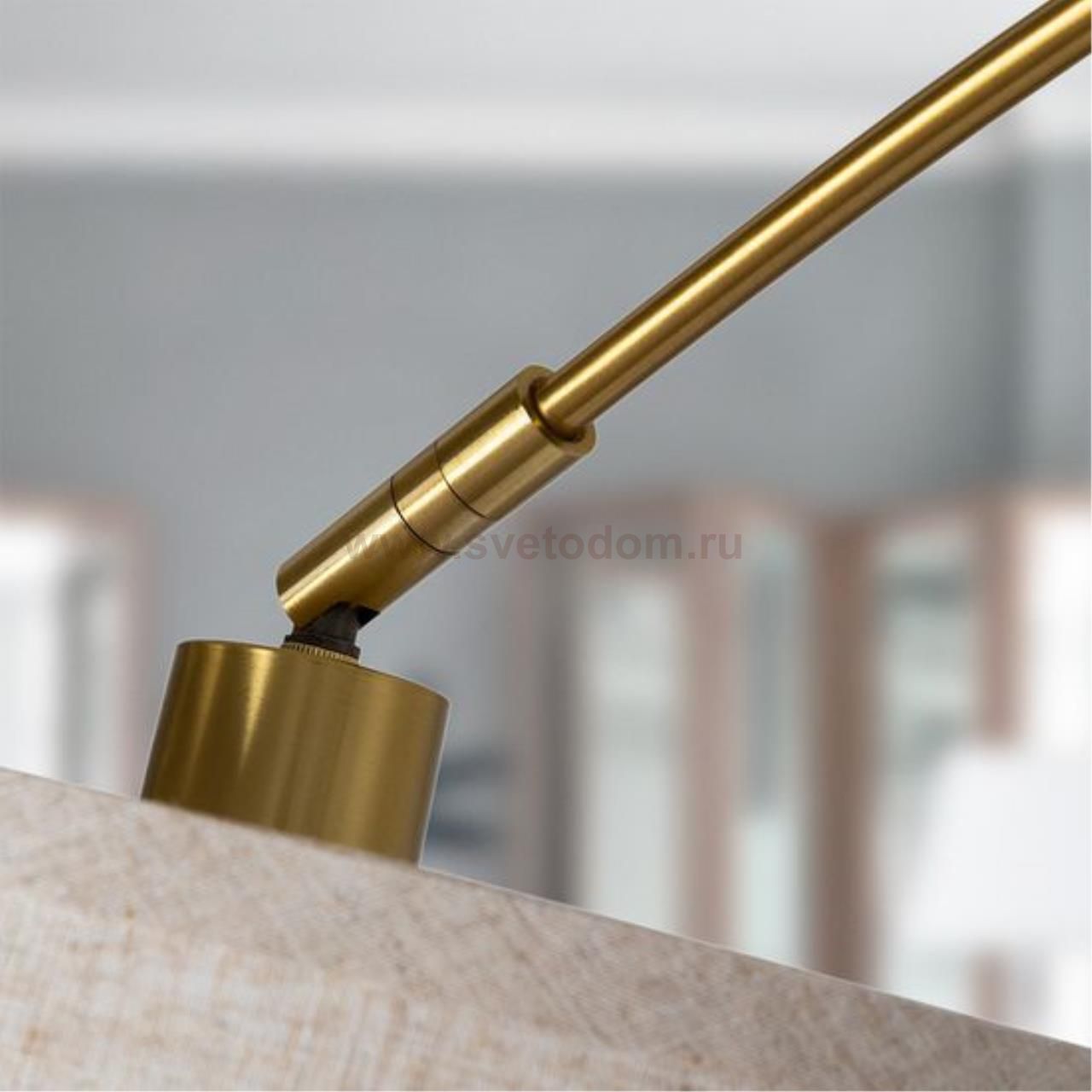 Торшер напольный с абажуром Arte lamp A4060PN-1PB PAOLO